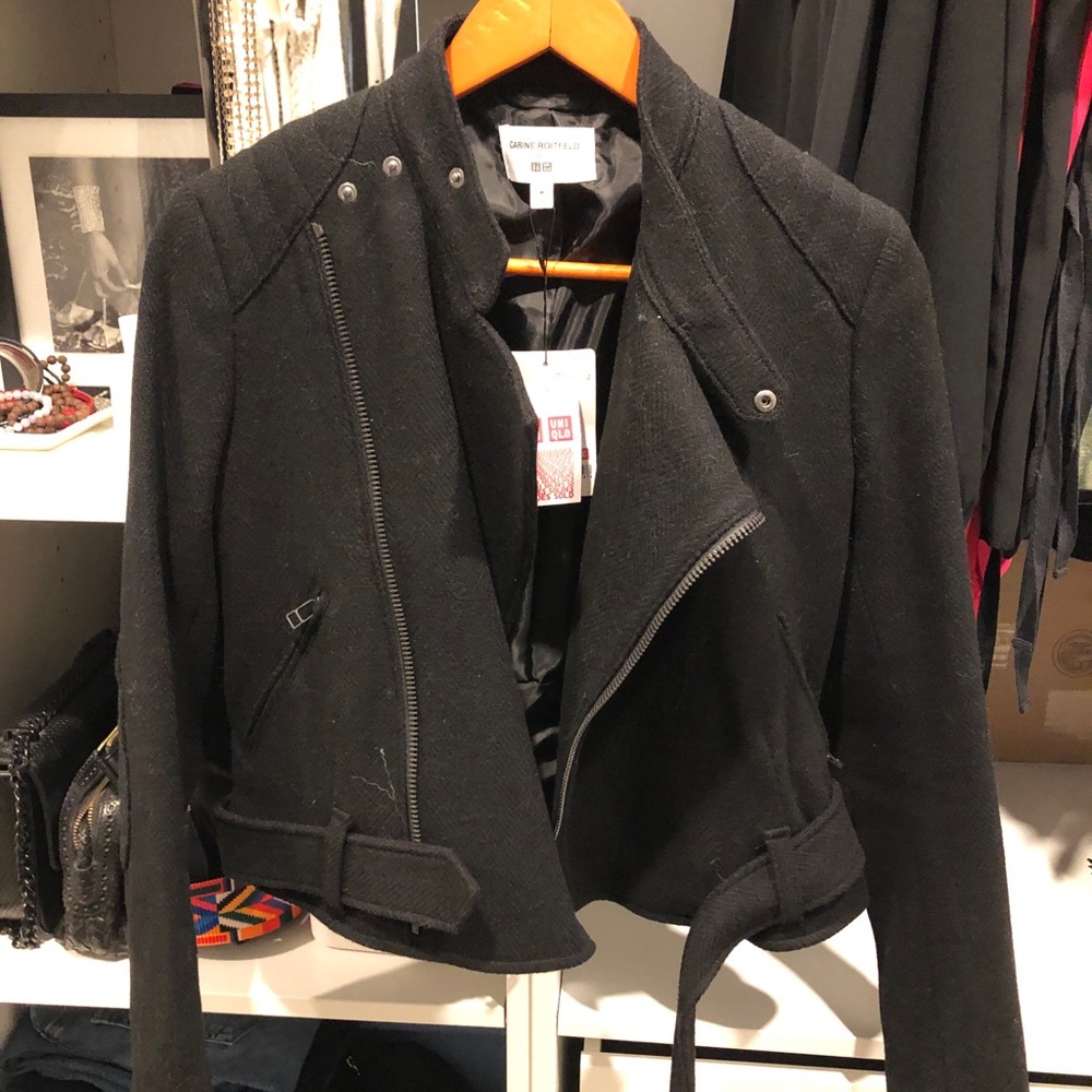 Uniqlo wool moto jacket